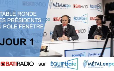 LES RDV DU PÔLE FENÊTRE : TABLE RONDE DES PRESIDENTS
