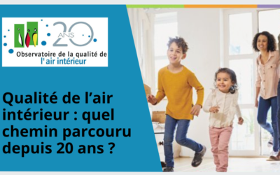 OQAI – Qualité de l’air intérieur, quel chemin parcouru depuis 20 ans