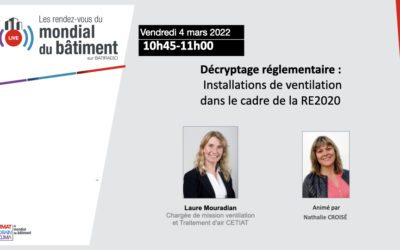 RE2020 : quid de l’obligation de réception des installations de ventilation ?