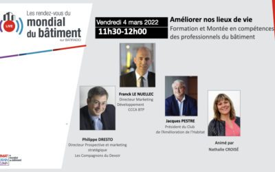 Formation et accompagnement de la montée en compétence des professionnels.