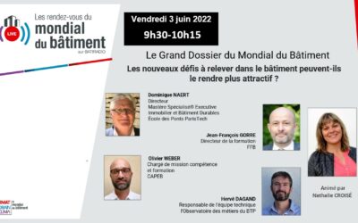 Les nouveaux défis à relever dans le bâtiment peuvent-ils le rendre plus attractif ?