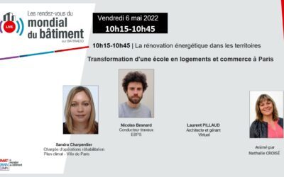 [Rénovation énergétique] Transformation d’une école en logements et commerce à Paris 17